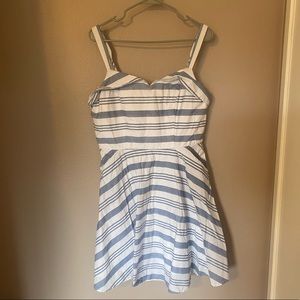 Blue & White Sailor Dress